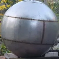 Шар из нержавеющей стали на заказ (197448) сертификат - сфера арт-объект ø 1000 мм. пустотелая  в Усинске