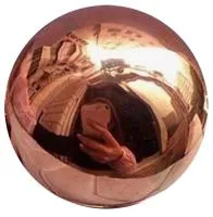 Полый шар из меди ø 100мм. (517618) сертификат - сфера арт-объект 100 мм. пустотелая  в Усинске