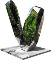 Камни полированная сталь арт-объект (517631) поставка  в Усинске