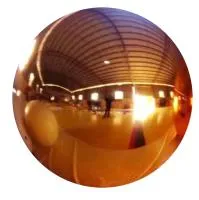 Полый шар из листовой меди (198299) поставка - сфера арт-объект ø 1000 мм. пустотелая  в Усинске