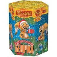 Салют Новогодняя белочка РС7079 купить от производителя Русская Пиротехника — Усинск