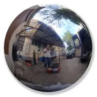 Шар ø 950 мм. полый полированный (517592) монтаж - сфера арт-объект пустотелая  в Усинске