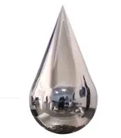 Капля 1000 х 500 зеркало aisi304 (517624) производство арт-объект  в Усинске