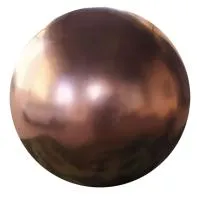 Шарик из меди ø 250 мм. (517544) сертификат - сфера арт-объект пустотелая  в Усинске
