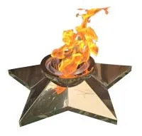 Звезда с газовой горелкой (518315) сертификат комплект горелка ГВД 379 10 89 00 ПС вечный огонь ø 600 мм. пустотелая  в Усинске