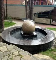 Сфера гранит фонтан 3D шар (518901) ∅ 750 мм. Усинск 