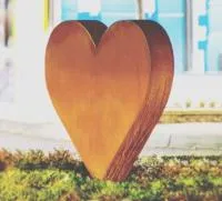 Кортеновская сталь скульптура сердце (518279) монтаж арт-объект  в Усинске