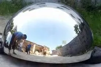 Полусфера ø 1500 нержавеющая сталь (207298) сертификат промоборудование мм.  в Усинске