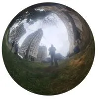 Шар из нержавеющей стали ø 600 мм. (517182) производство - сфера арт-объект пустотелая  в Усинске