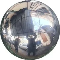 Шар ø 400 мм. полый полированный (517581) сертификат - сфера арт-объект пустотелая  в Усинске