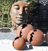 Кортен 3 шара — парк декор (518952) ∅ 950 750 450 мм. Усинск