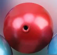 Ёлочный шар красный (518840) ∅ 500 мм. Усинск