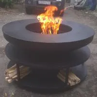 Стол для костра поленница (197212) поставка все ø 1000 мм. универсальная  в Усинске