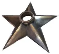 Звезда ø 1100 мм. бронза (197207) поставка комплект горелка ГВД 379 10 89 00 ПС вечный огонь пустотелая  в Усинске