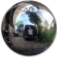 Шар ø 1000 мм. полый полированный (517577) монтаж - сфера арт-объект пустотелая  в Усинске