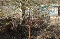 Факел садовый нержавеющая сталь (197219) поставка ø 65 мм. ветроустойчивая  в Усинске