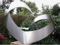 Сердце скульптура из нержавеющей стали (518277) поставка арт-объект  в Усинске