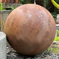 Шар металлический кортен (518919) ∅ 800 мм. Усинск 