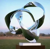 Кольца из нержавеющей стали скульптура (518288) производство арт-объект  в Усинске