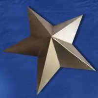 Звезда на обелиск латунь (197203) поставка - стела памятник ø 600 мм. пустотелая  в Усинске