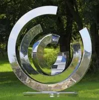 Скульптурная арт композиция кольца (518293) поставка арт-объект  в Усинске