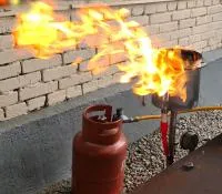 Газовая горелка электро розжиг (514267) монтаж вечный огонь ø 154 мм. ветроустойчивая  в Усинске
