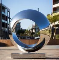 Кольцо нержавеющая сталь скульптура (518260) производство арт-объект  в Усинске