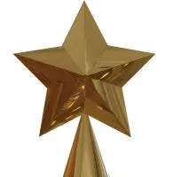 Вершина памятника в форме звезды в Усинске (518485)