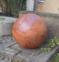 Сфера 3D парк КОРТЕН сталь (518912) ∅ 500 мм. Усинск 