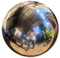 Шар ø 1050 мм. полый полированный (517593) производство - сфера арт-объект пустотелая  в Усинске