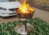 Чаша торжественного огня афины (51756458) производство для ø 360 мм. ветроустойчивая в Усинске