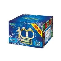 Батарея салютов 100 Карат Р7332 купить от производителя Русский Фейерверк — Усинск