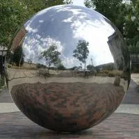 Металлический шар полированный (198287) монтаж - сфера арт-объект ø 1000 мм. пустотелая  в Усинске