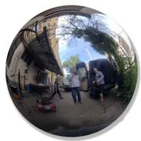 Шар ø 750 мм. полый полированный (517588) монтаж - сфера арт-объект пустотелая  в Усинске