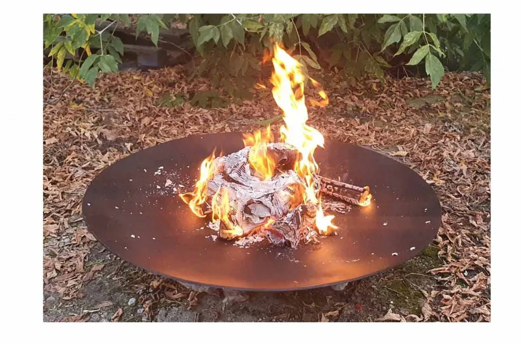 Кострище в виде чаши из металла сталь марки Ст3 аренда в Усинске 